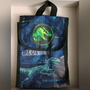 Jurassic World Lunch Box Bag Blue - The Last Raptor